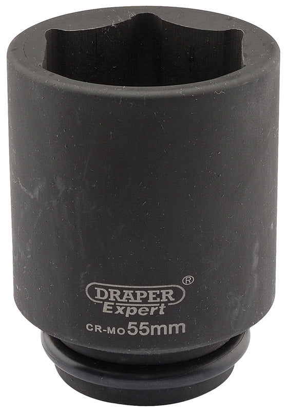 Draper Draper Expert HI-TORQ&#174; 6 Point Deep Impact Socket, 3/4" Sq. Dr., 55mm 05085