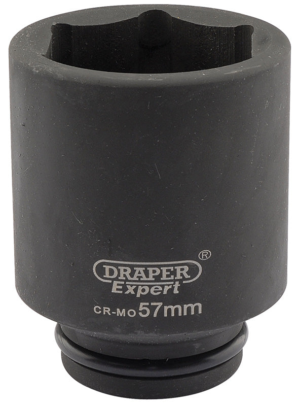 Draper Draper Expert HI-TORQ&#174; 6 Point Deep Impact Socket, 3/4" Sq. Dr., 57mm 05086