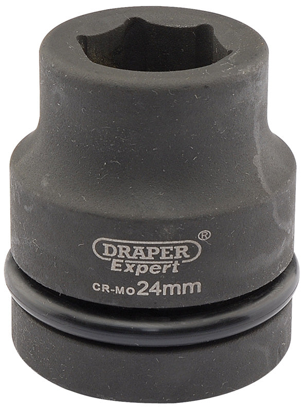 Draper Draper Expert HI-TORQ&#174; 6 Point Impact Socket, 1" Sq. Dr., 24mm 05105