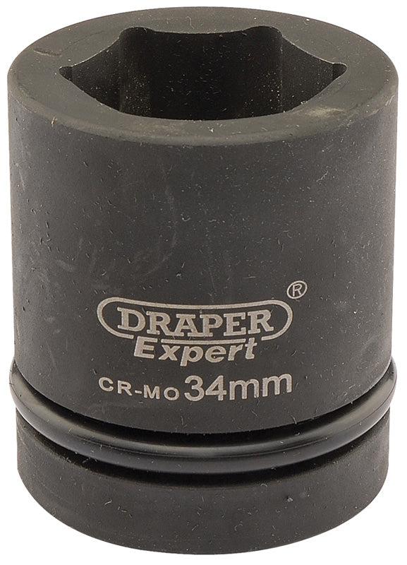 Draper Draper Expert HI-TORQ&#174; 6 Point Impact Socket, 1" Sq. Dr., 34mm 05114