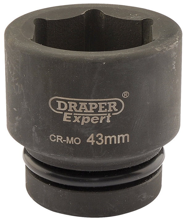 Draper Draper Expert HI-TORQ&#174; 6 Point Impact Socket, 1" Sq. Dr., 43mm 05123