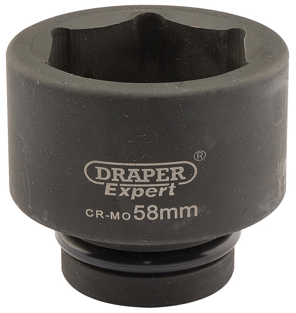 Draper Draper Expert HI-TORQ&#174; 6 Point Impact Socket, 1" Sq. Dr., 58mm 05128