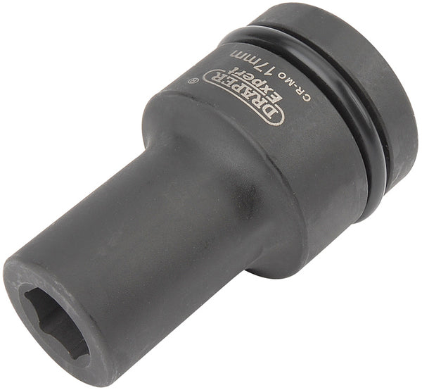 Draper Draper Expert HI-TORQ&#174; 6 Point Deep Impact Socket, 1" Sq. Dr., 17mm 05132