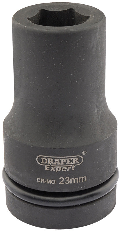 Draper Draper Expert HI-TORQ&#174; 6 Point Deep Impact Socket, 1" Sq. Dr., 23mm 05138