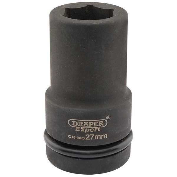 Draper Draper Expert HI-TORQ&#174; 6 Point Deep Impact Socket, 1" Sq. Dr., 27mm 05142