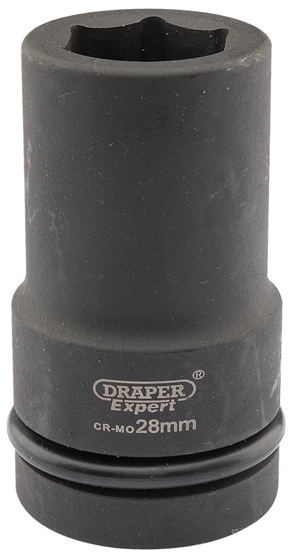 Draper Draper Expert HI-TORQ&#174; 6 Point Deep Impact Socket, 1" Sq. Dr., 28mm 05143