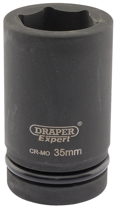 Draper Draper Expert HI-TORQ&#174; 6 Point Deep Impact Socket, 1" Sq. Dr., 35mm 05149