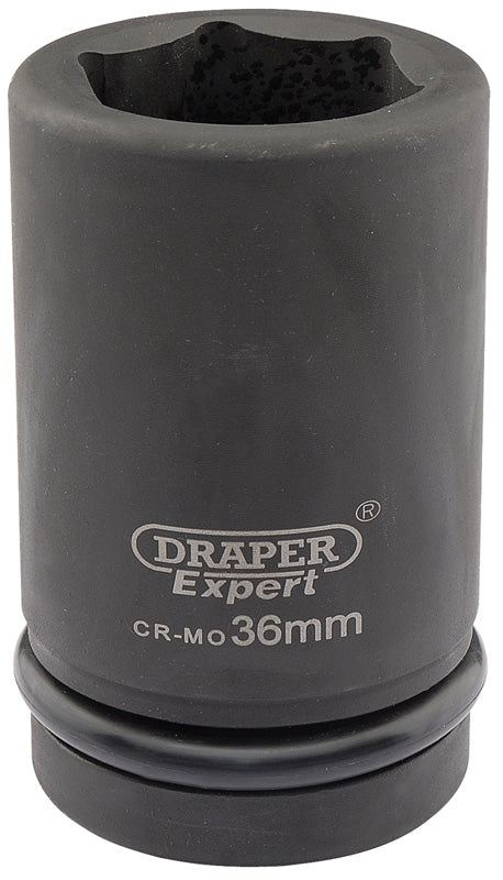 Draper Draper Expert HI-TORQ&#174; 6 Point Deep Impact Socket, 1" Sq. Dr., 36mm 05150