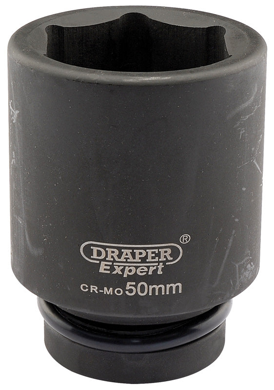 Draper Draper Expert HI-TORQ&#174; 6 Point Deep Impact Socket, 1" Sq. Dr., 50mm 05155