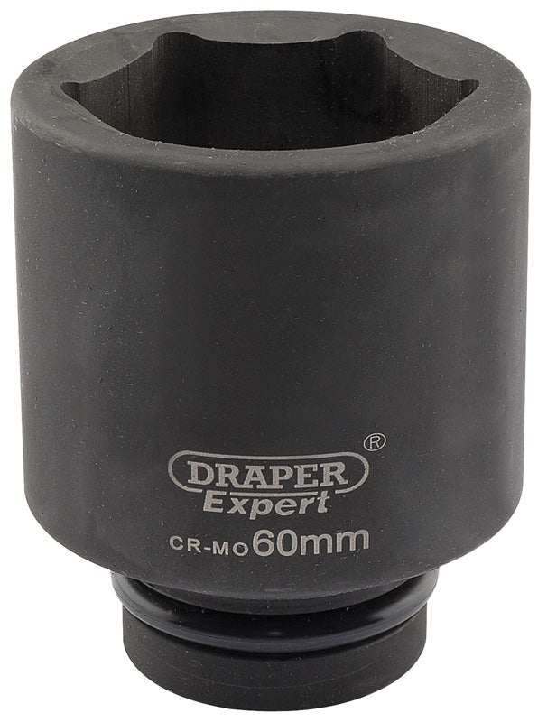 Draper Draper Expert HI-TORQ&#174; 6 Point Deep Impact Socket, 1" Sq. Dr., 60mm 05157