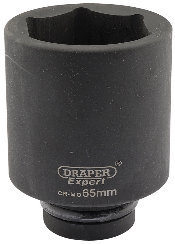 Draper Draper Expert HI-TORQ&#174; 6 Point Deep Impact Socket, 1" Sq. Dr., 65mm 05158