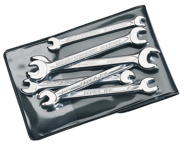 Draper Midget Metric Open End Spanner Set (6 Piece) 05202