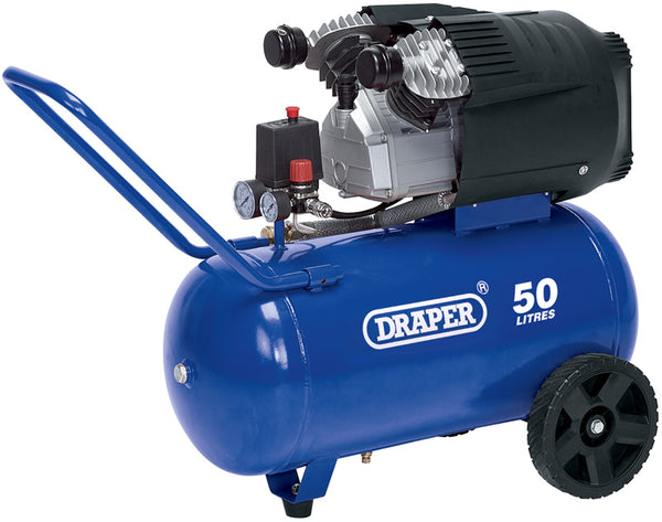 50L 230V 2.2kW V-Twin Air Compressor