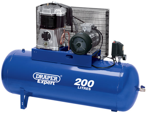 Expert 200L 415V 4.0kW Belt-Driven Air Compressor