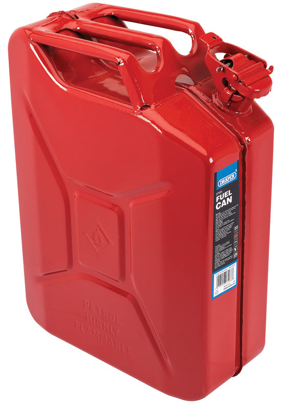 Draper Steel Fuel Can, 20L, Red 07568