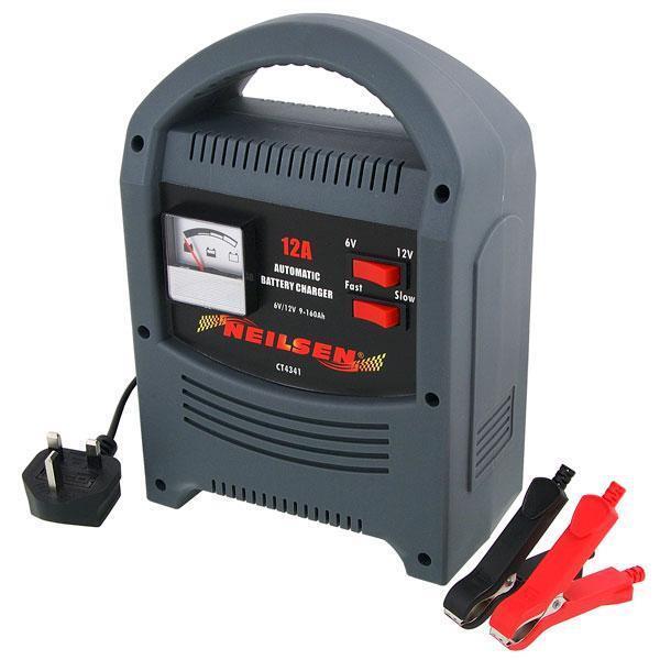 DEMO 12A AMP 12V 6V BATTERY CHARGER TRICKLE BOOSTER CAR 9-160AH CT4341