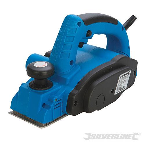 DEMO SILVERLINE 710W 82MM ELECTRIC WOOD PLANER FILE SANDER 128891