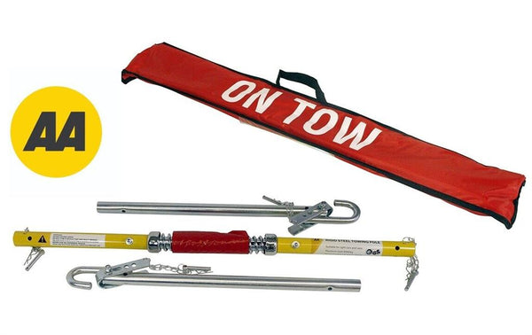 DEMO AA 2T 2 TONNE TOWING POLE TOW ROPE 1.8M RECOVERY POLE IN BAG