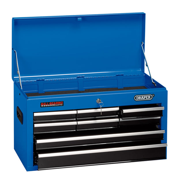 Draper Tool Chest, 8 Drawer, 26", Blue 14898