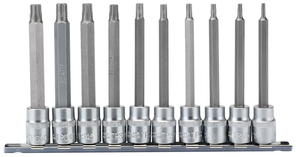 Draper Draper TX-STAR&#174; Plus Socket Bit Set, 3/8" Sq. Dr., 100mm (10 Piece) 16340