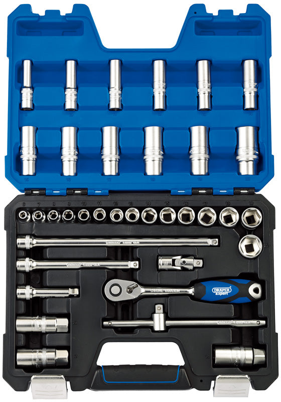 Draper Metric Socket Set, 3/8" Sq. Dr. (36 Piece) 16449