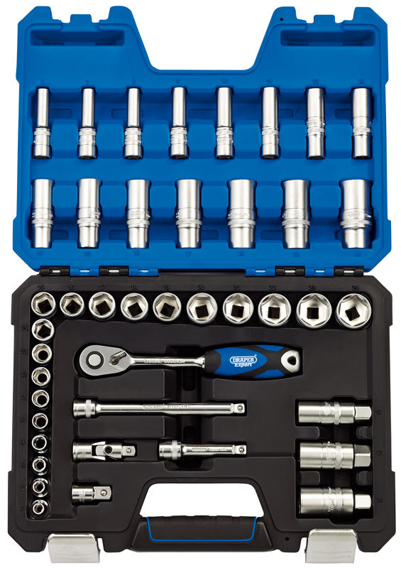 Draper Metric Socket Set, 3/8" Sq. Dr. (42 Piece) 16451