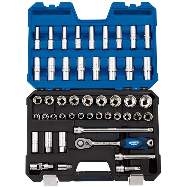 Draper 1/2" Sq. Dr. Metric Socket Set (48 Piece) 16454