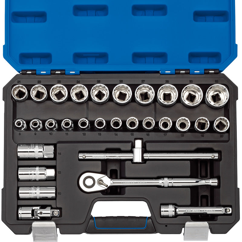 Draper Metric Socket Set, 1/2" Sq. Dr. (30 Piece) 16466