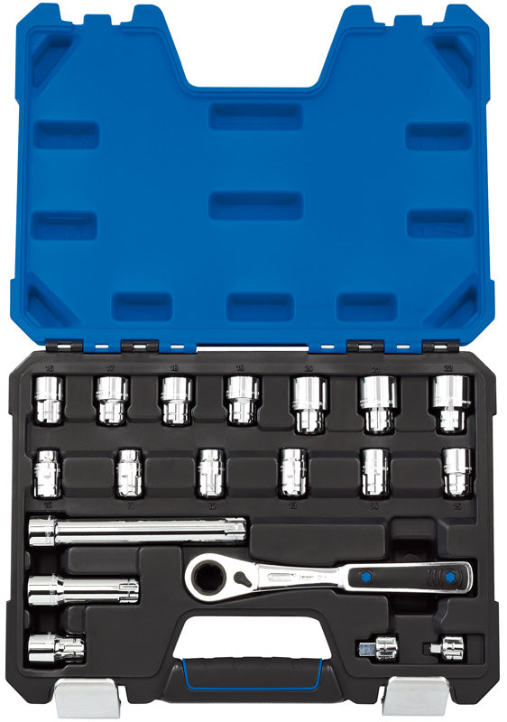 Draper Go Through' Metric Socket Set (19 piece) 16482