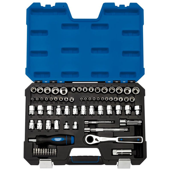 Draper 'Go Through' Combined MM/AF Socket Set (71 Piece) - Discontinued 16483