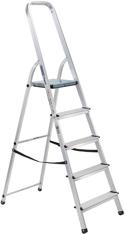 Draper 5 Step Aluminium Ladder to EN131 16825