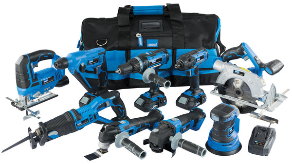 Draper Draper Storm Force&#174; 20V Cordless Kit (9 Piece) 17763