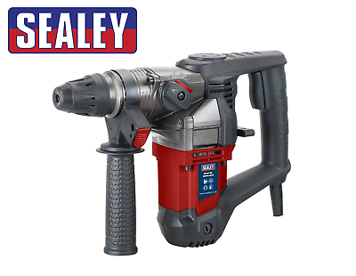 SEALEY SDS HAMMER DRILL 900W ROTARY PLUS 230V & BITS CHISELS IN CASE SDSPLUS26