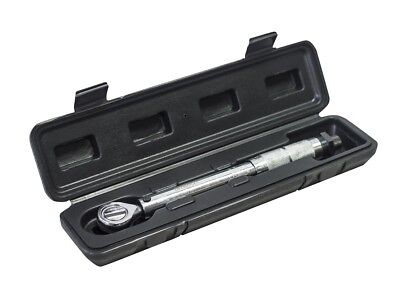 3/8" TORQUE WRENCH I8085 CHROME STEEL RATCHET TOOL CASE 19-110NM