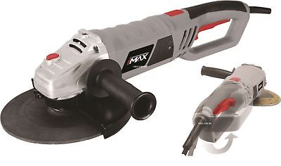 HILKA 2400W 9" 230MM ELECTRIC ANGLE GRINDER 6500RPM 180 DEGREE HANDLE MPTAG2400