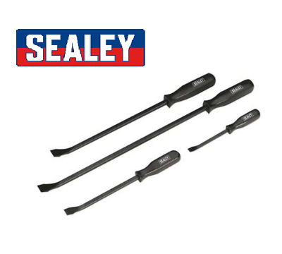 Sealey Pry Bar Set 4pc Gorilla Wrecking Bar Pry Bar Crowbar 8" 12" 18" 24" AK206