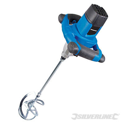 SILVERLINE 1220W CEMENT PLASTER MORTAR PAINT MIXER MIXING PADDLE 240V 264219