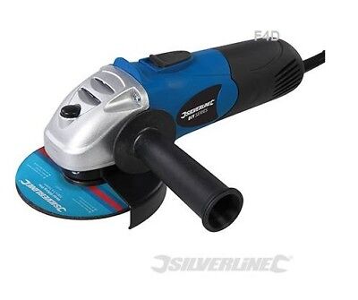 SILVERLINE ANGLE GRINDER 650W 115MM 4.5"  CUTTING TOOL IN BOX 571295