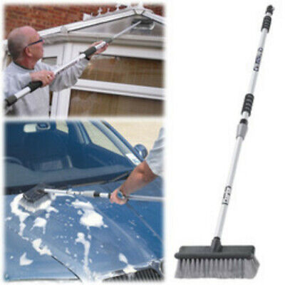 Clarke 2m Telescopic Extending Brush Car Caravan Window Cleaning Pole CHT632