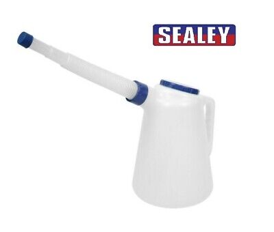 Sealey Graduated Pourer 5L 5 Litre  Fuel Jerry Can Container Measuring Jug JDL5B