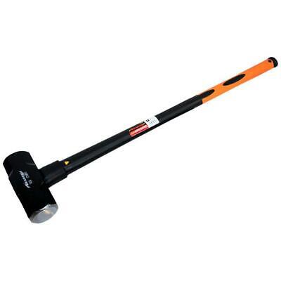 Sledge Hammer 12lb Fibreglass Handle Club Lump Hammer Rubber Grip  CT0897