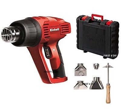 2000W EINHELL WALLPAPER STRIPPER HOT AIR HEAT GUN  & NOZZLES + CASE TH-HA 2000/1