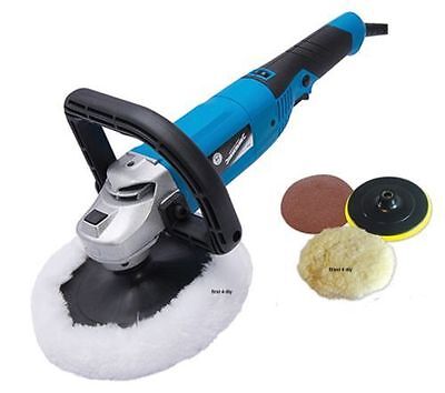 SILVERLINE CAR POLISHER 180MM 1200W SANDER POLISHING MACHINE BUFFER 264569