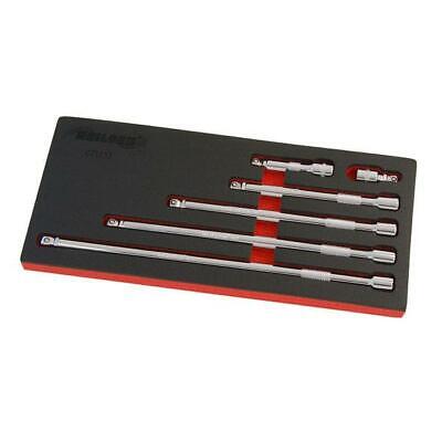 EXTENSION BAR SOCKET SET 6PC WOBBLE END 3/8" DRIVE LONG RATCHET 38-300MM CT1233