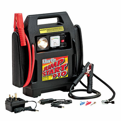 DEMO CLARKE 12V 400A PORTABLE AIR COMPRESSOR JUMP STARTER 910 BOOSTER LEADS