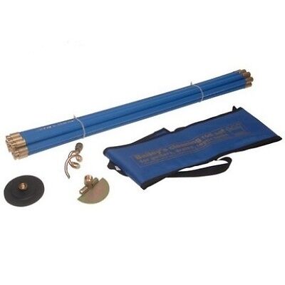 Bailey Drain Rod Unblocker 5431 30ft Plunger Set Cleaning Rods In Bag