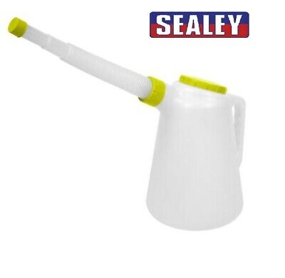 Sealey Graduated Pourer 5L 5 Litre Fuel Jerry Can Container Measuring Jug JDL5L