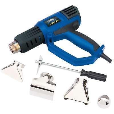 DRAPER HEAT GUN 2000W HOT AIR WALLPAPER STRIPPER 3 SETTINGS & TOOLS 15225