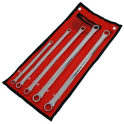 5pc Spanner Set Extra Long Ring Long Reach 12 Point Wrench 8mm-19mm CT3119