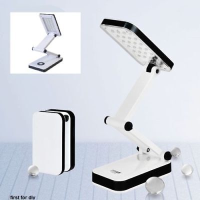 Desk Reading Light Lamp 6 LED Foldable Portable USB Rechargeable Table S8125